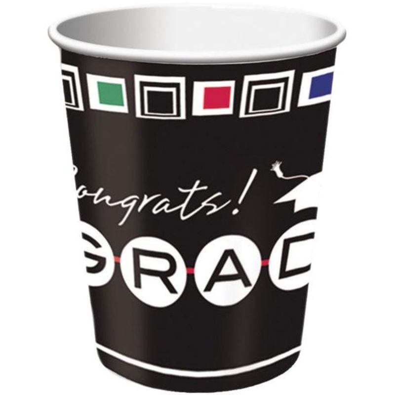 Party Cups - Modern Graduate - 8pk