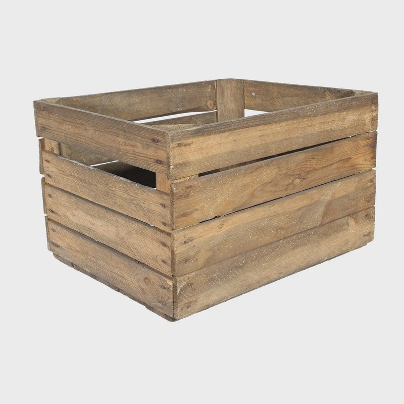 Raw Crate - Wooden L50xW40xH30CM