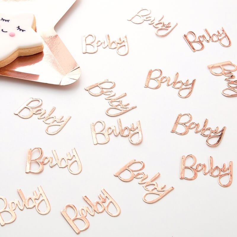 Rose Gold Baby Confetti - Twinkle Twinkle