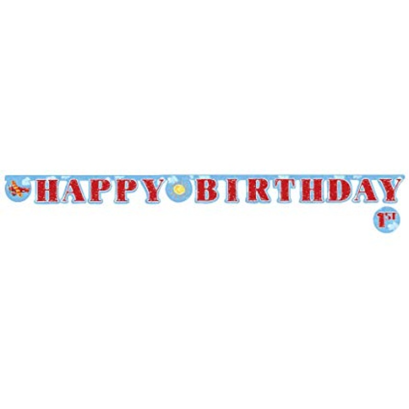 All Aboard 1st Happy Birthday Banner