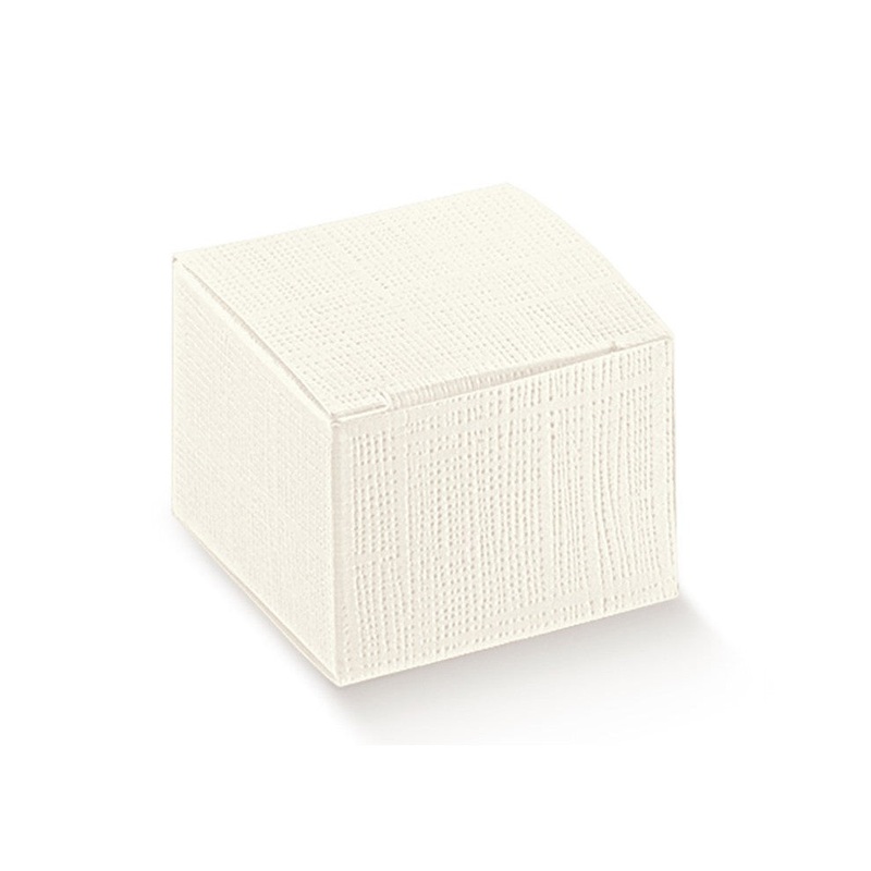 Box - White Satin - 50X50X35mm