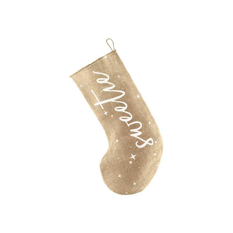 Decorative stocking Sweetie, white, 23x39.5cm