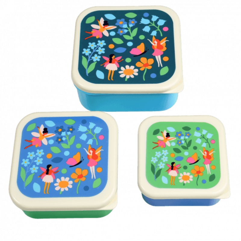Fairies In The Garden Snack Boxes (set Of 3)