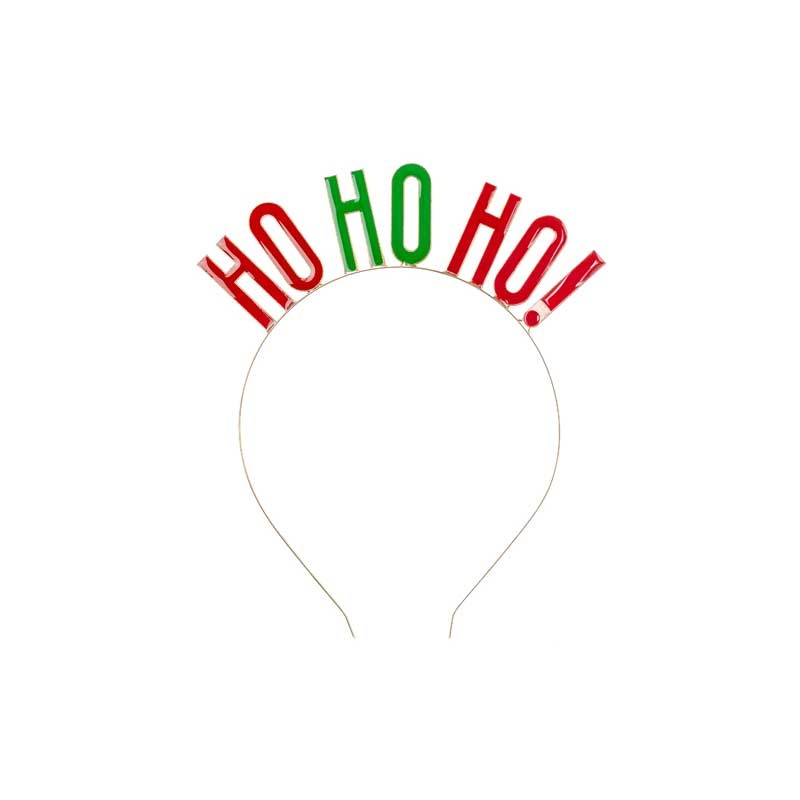 Headband HO HO HO!, mix, 17.5x20cm
