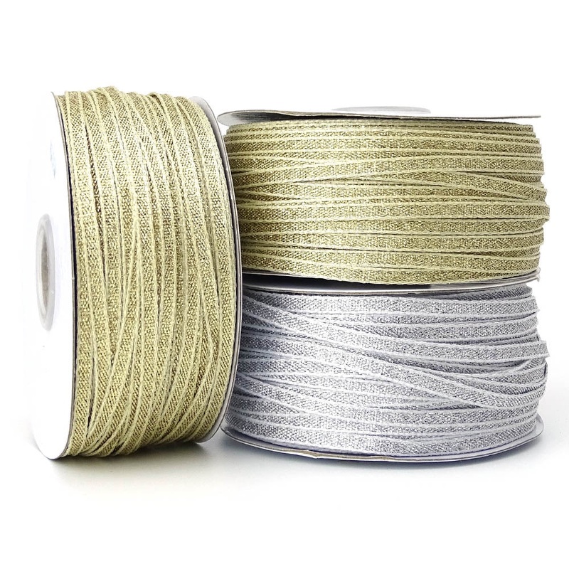 Lame Ribbon Gold 3mm