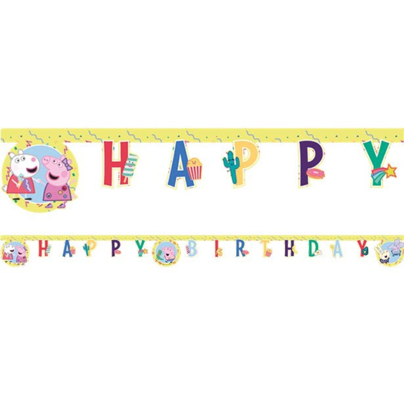 Peppa Pig Letter Banner - 2m