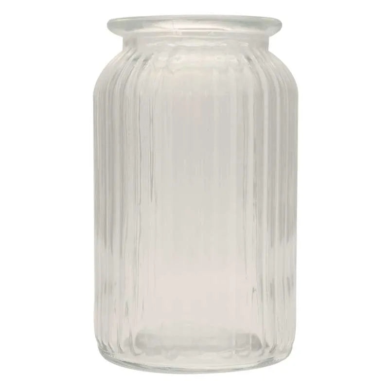 Ribbed Vase (H18.5Cm)