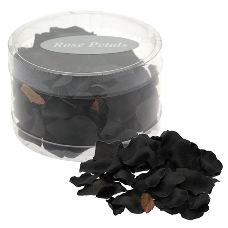 Rose Petals - Black - Tub 150pcs