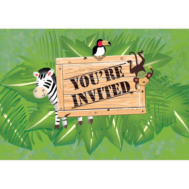 Safari Adventure Invitations