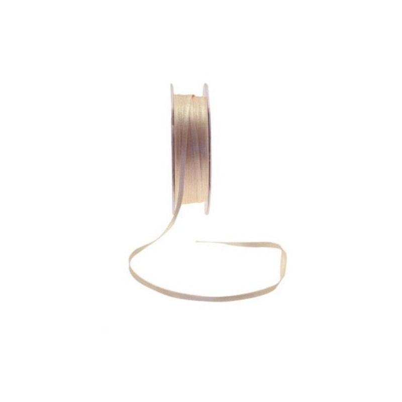 Satin Ribbon - 3mm - Oyster