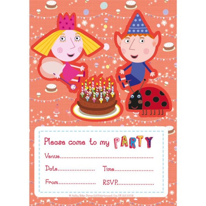 Ben & Holly Invitations