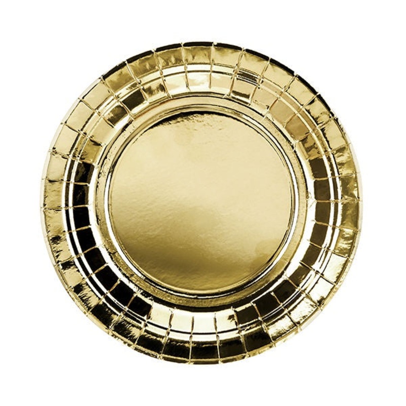 Dessert Plates - Gold - 6pk