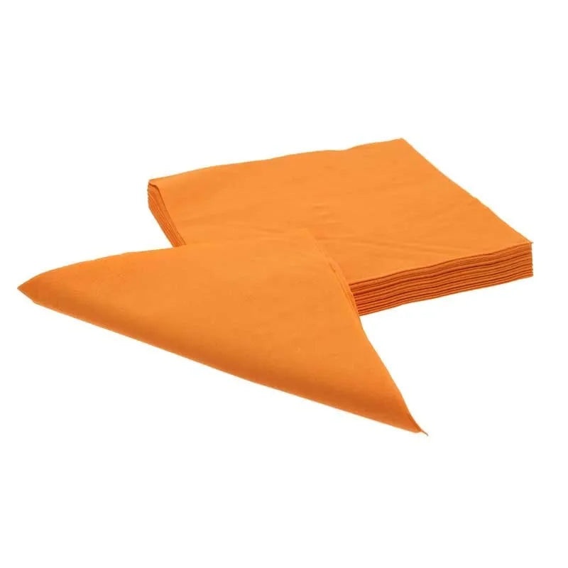 Orange Luncheon Napkins 2Ply - 33cm (X20)