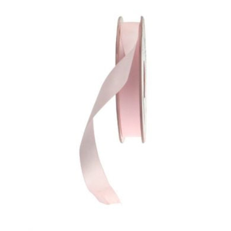 Satin Ribbon - 25mm - Baby Pink