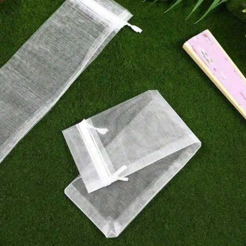 White Organza Bag 6X25.5cm