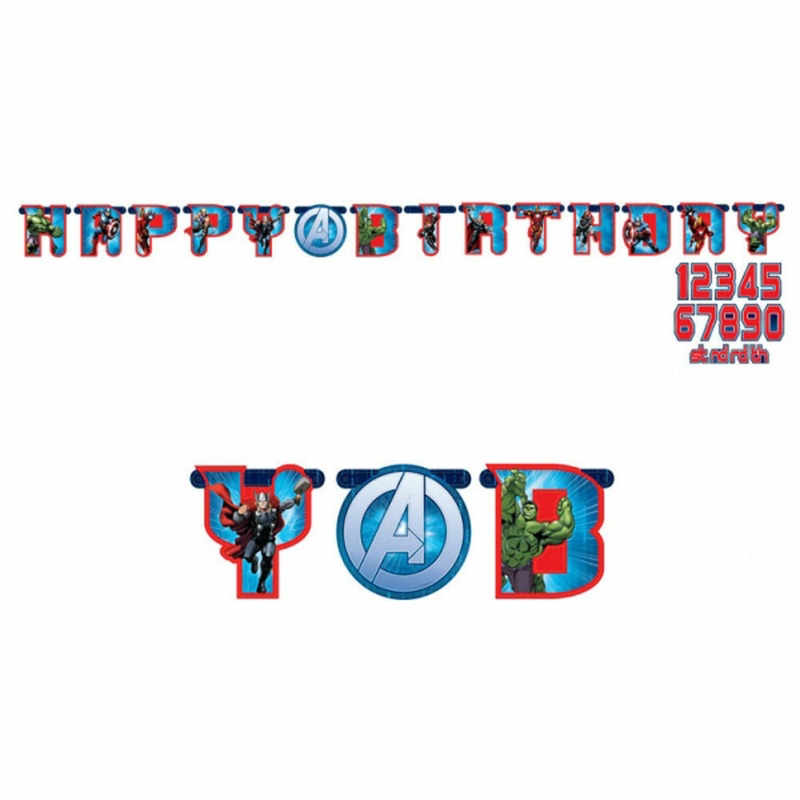 Avengers Age Letter Banner