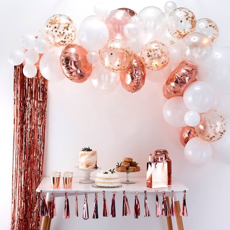 Balloon Arches - Rose Gold Balloon Arch Kit 70pk