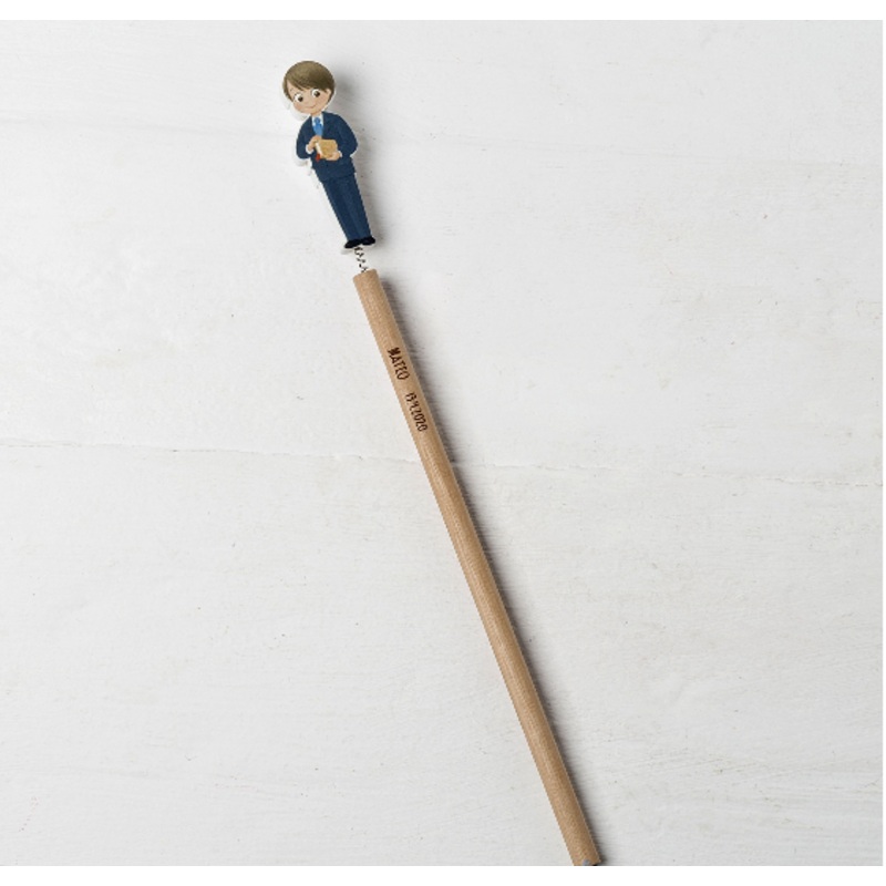 Bible Communion Boy Wood Pencil 24cm