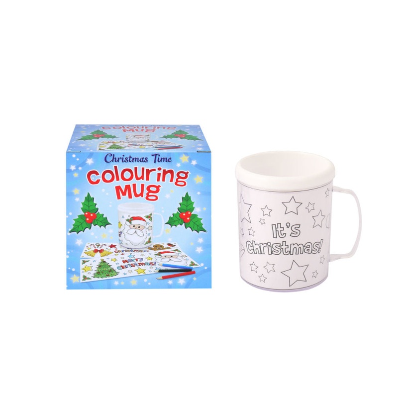Colouring Mug Christmas