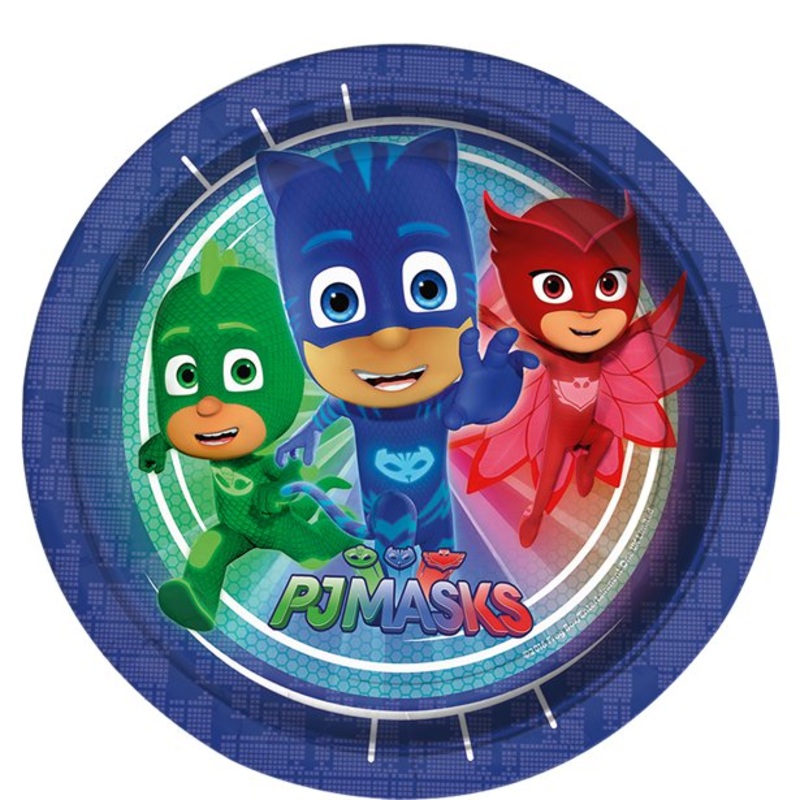 Lunch Plates - PJ Masks - 8pk