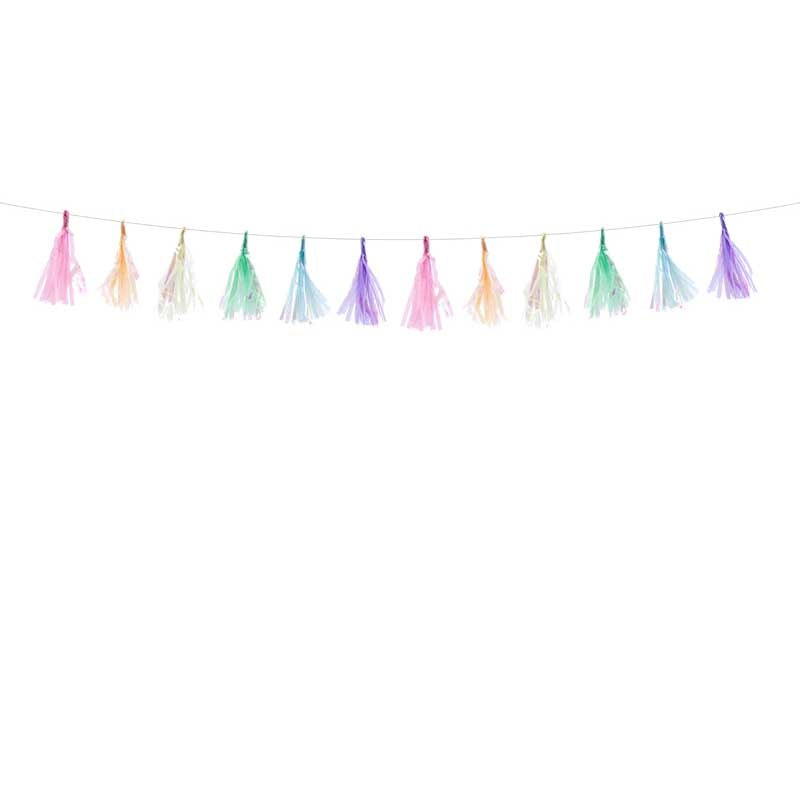Tassel garland, mix, 1.2m