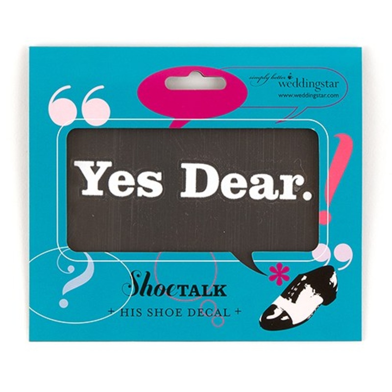 Yes Dear "Shoe Talk" Stick On Decals For Shoes