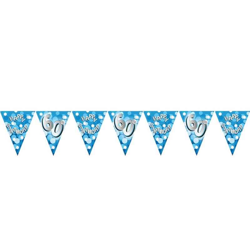 60th Birthday Bunting - 4m