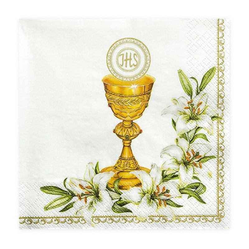 Lunch Napkins - Communion - Chalice 20pk