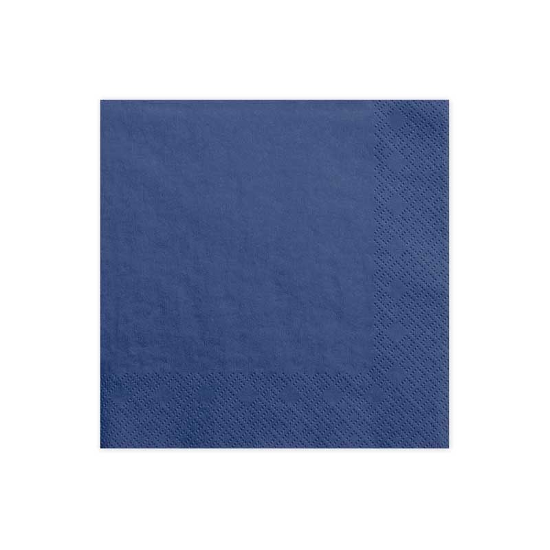 Lunch Napkins - Navy Blue - 20pk