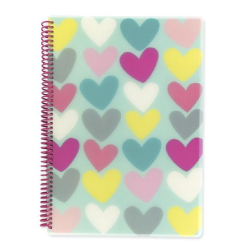 Notebook - Hearts A4