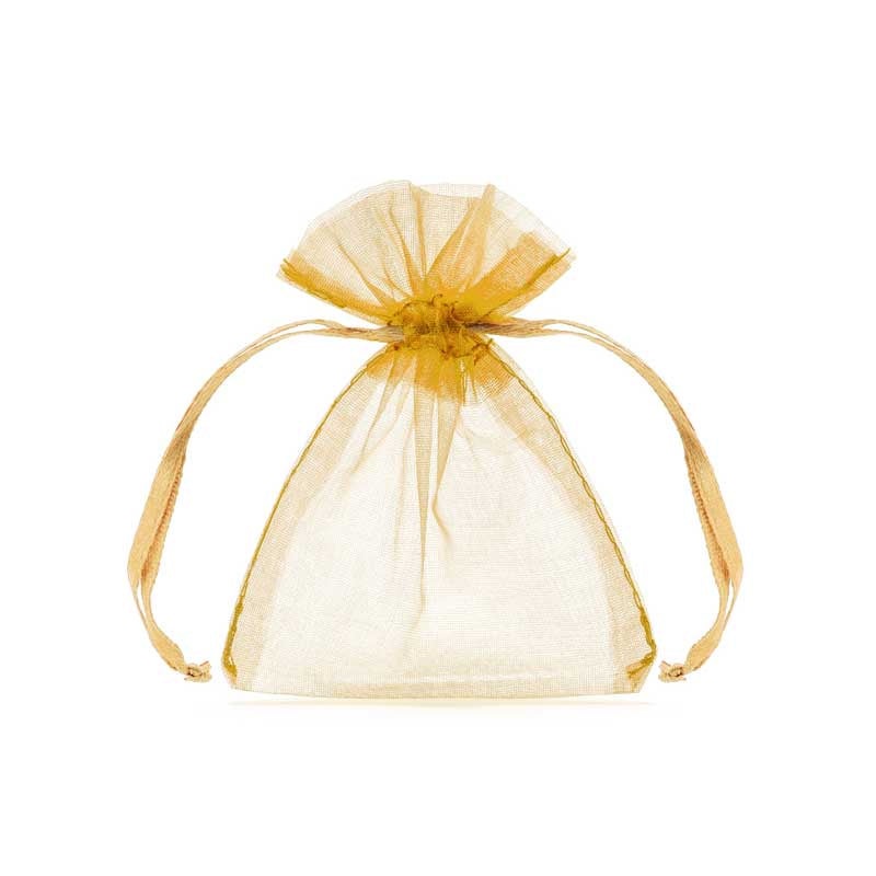 Organza Bags - Gold - 10pk