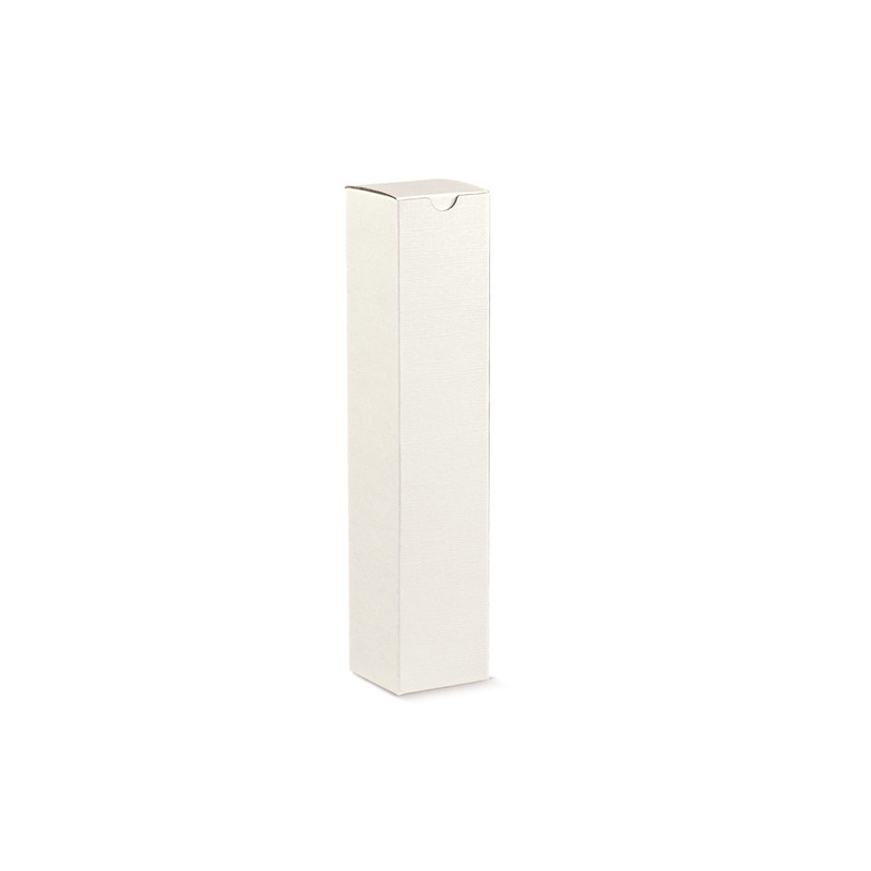 Box - White Leather - 55x55x240mm