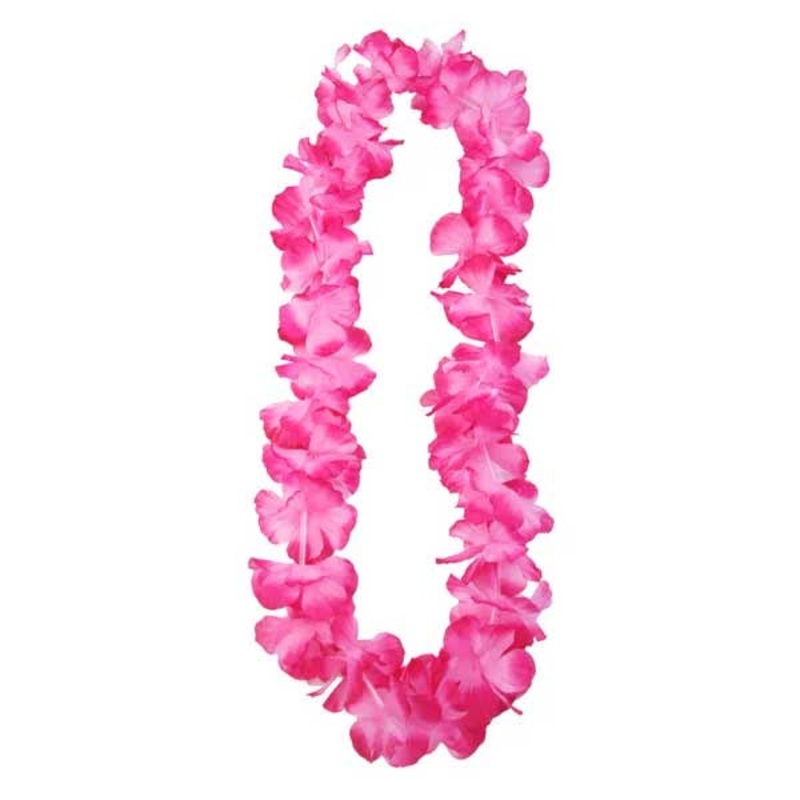 Hawaiian necklace, pink, 1m