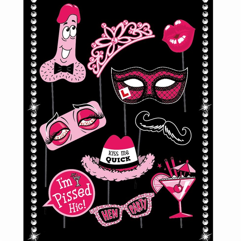 Hen Party Photo Props