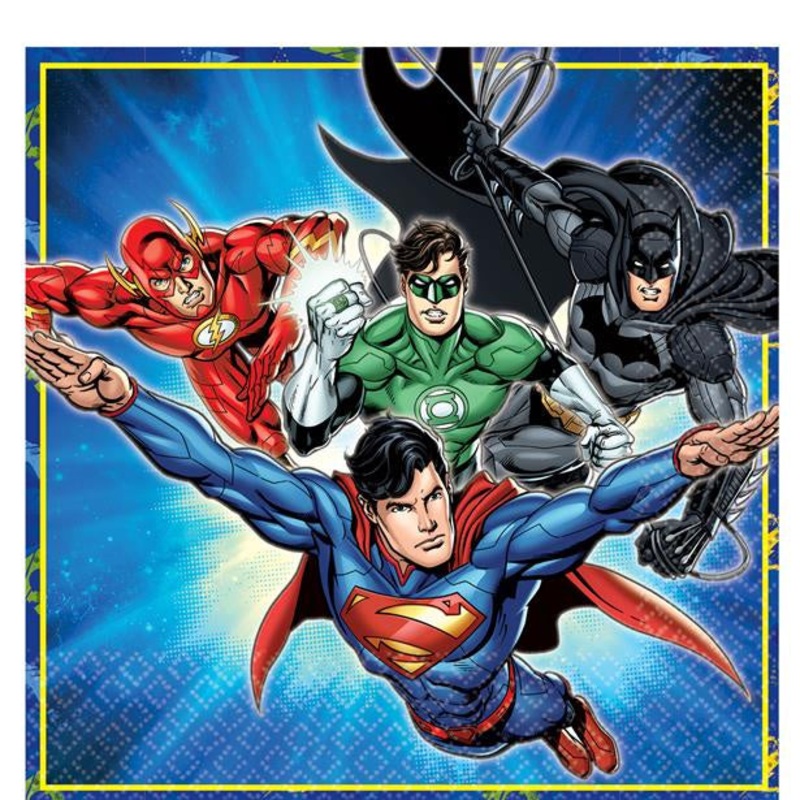 Lunch Napkins - Justice League - 16pk