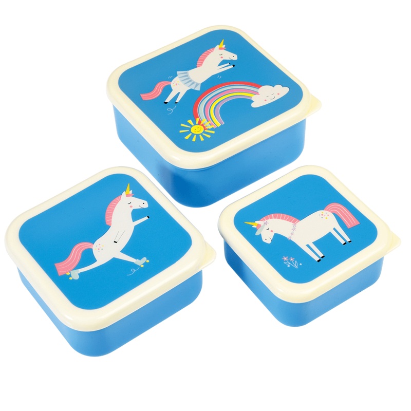 Magical Unicorn - Snack Boxes - Set Of 3