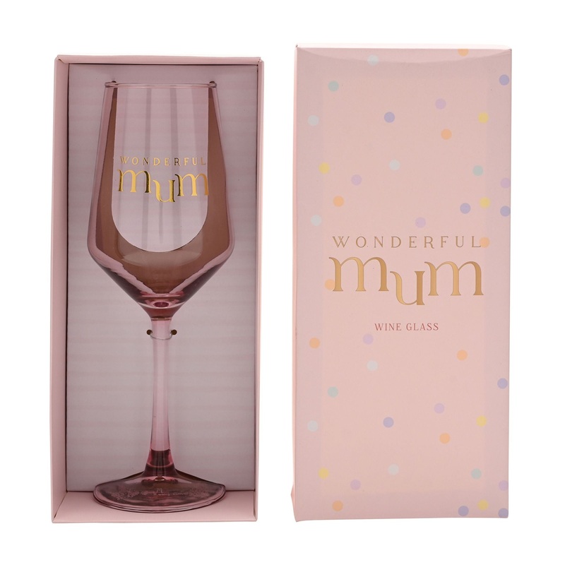 CONFETTI WINE GLASS MUM