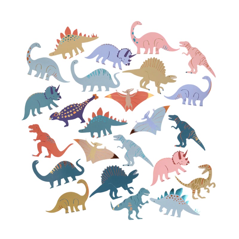 DINOSAUR SHAPED STICKERS