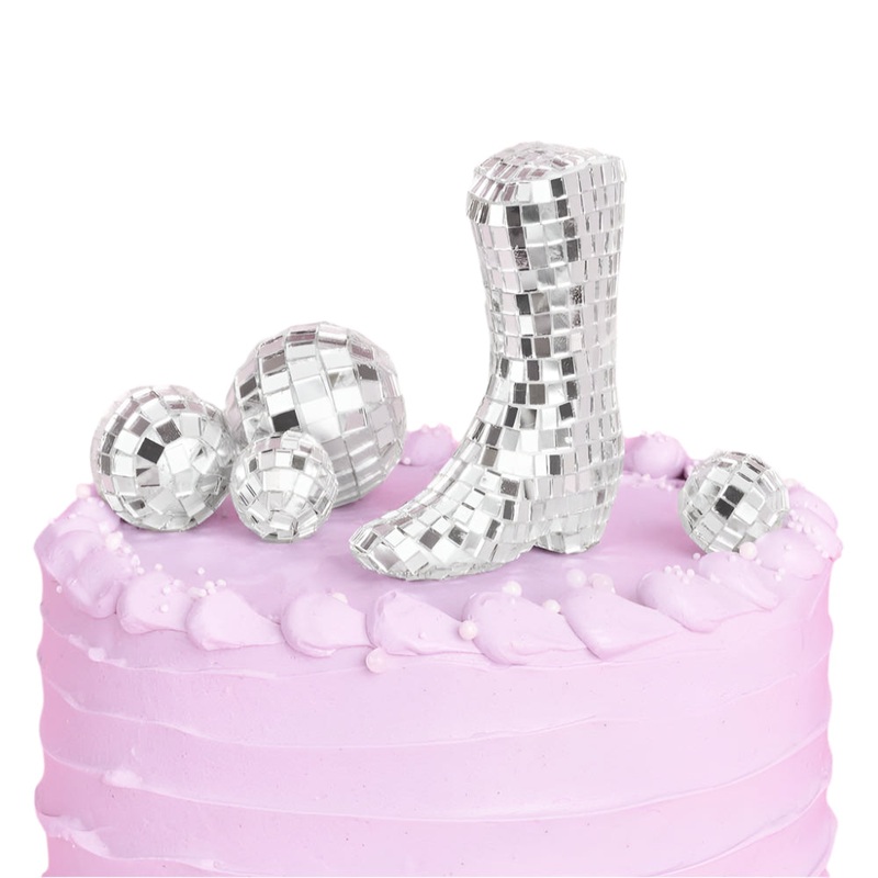 DISCO COWGIRL CAKE TOPPER SET