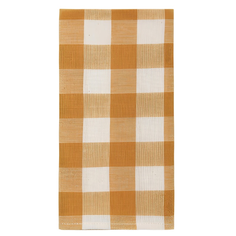 GINGHAM GOLDENROD NAPKINS