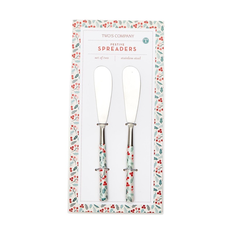 HOLIDAY HOLLY SPREADER SET