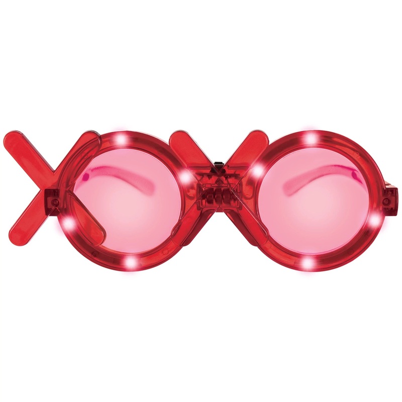 LIGHT UP XOXO GLASSES
