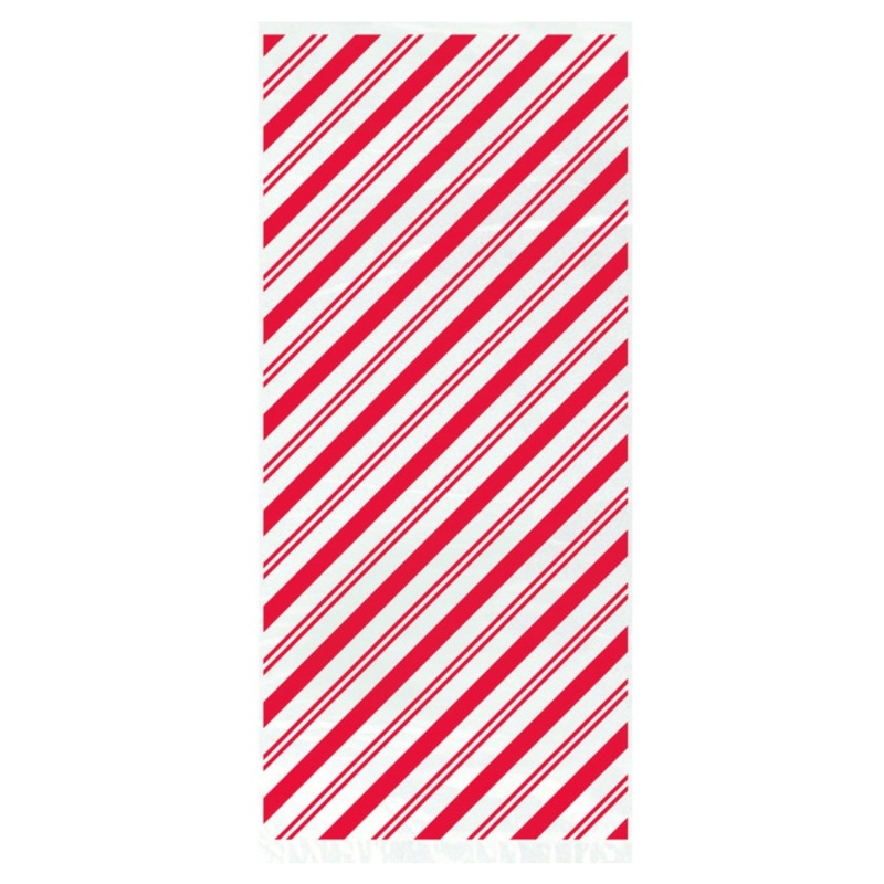 RED STRIPE CELLOPHANE BAGS