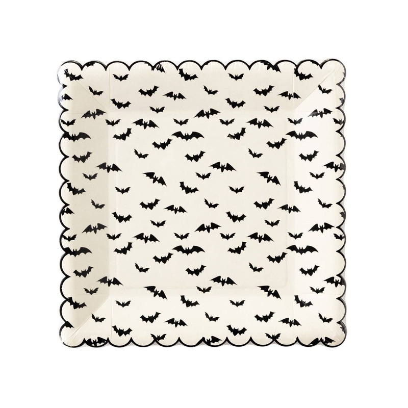 BATS SCALLOP SQUARE PLATES