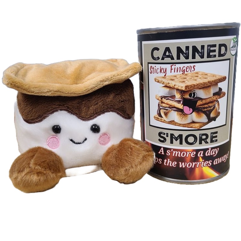 CANNED S'MORE STUFFED ANIMAL