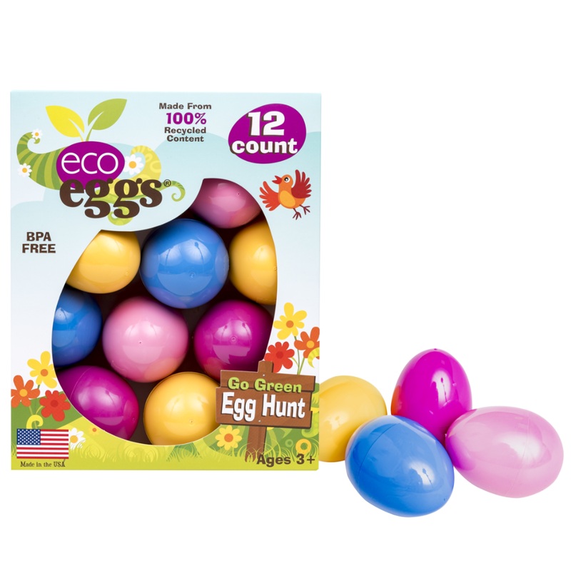 ECO EGGS LARGE FILLABLE EASTER EGGS