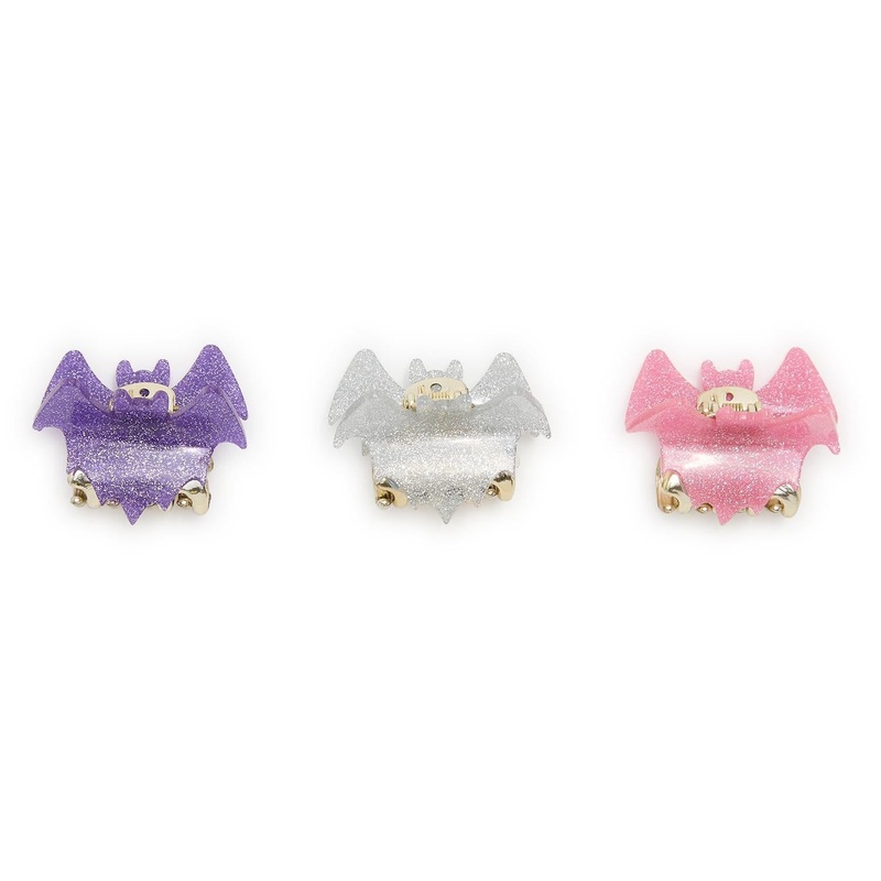 GLITTER BAT HAIR CLAW CLIP