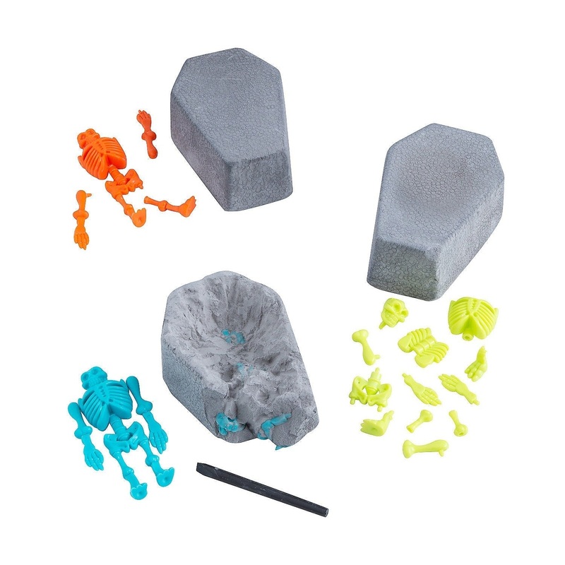 HALLOWEEN DIG IT UP SKELETON COFFINS