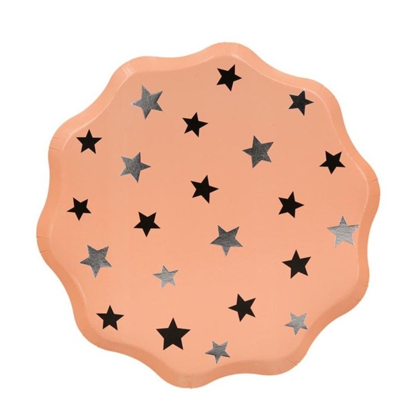 HALLOWEEN STAR PATTERN PLATES