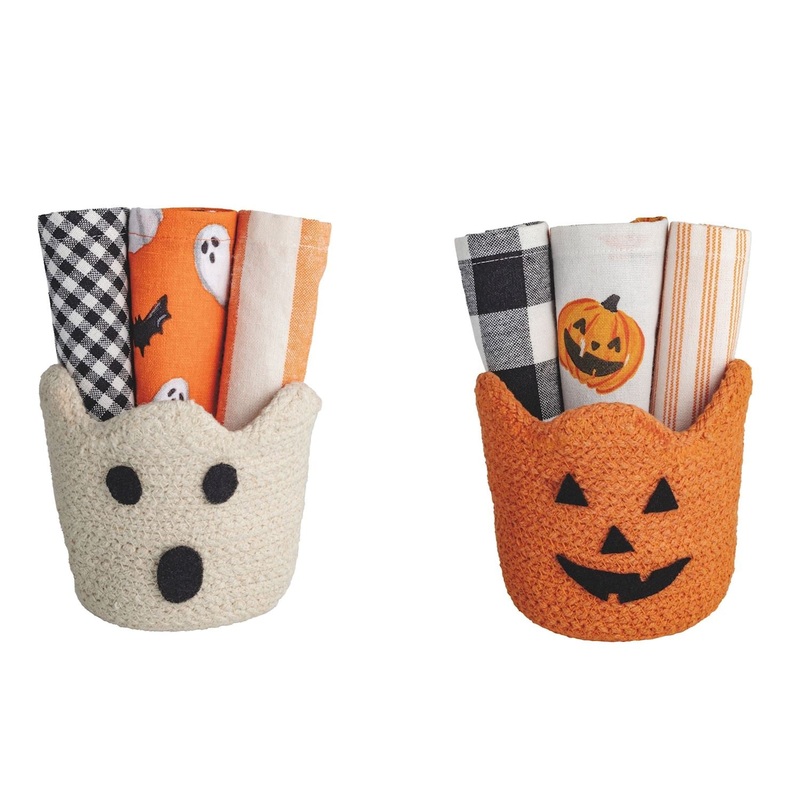 HALLOWEEN TOWEL BASKET SET